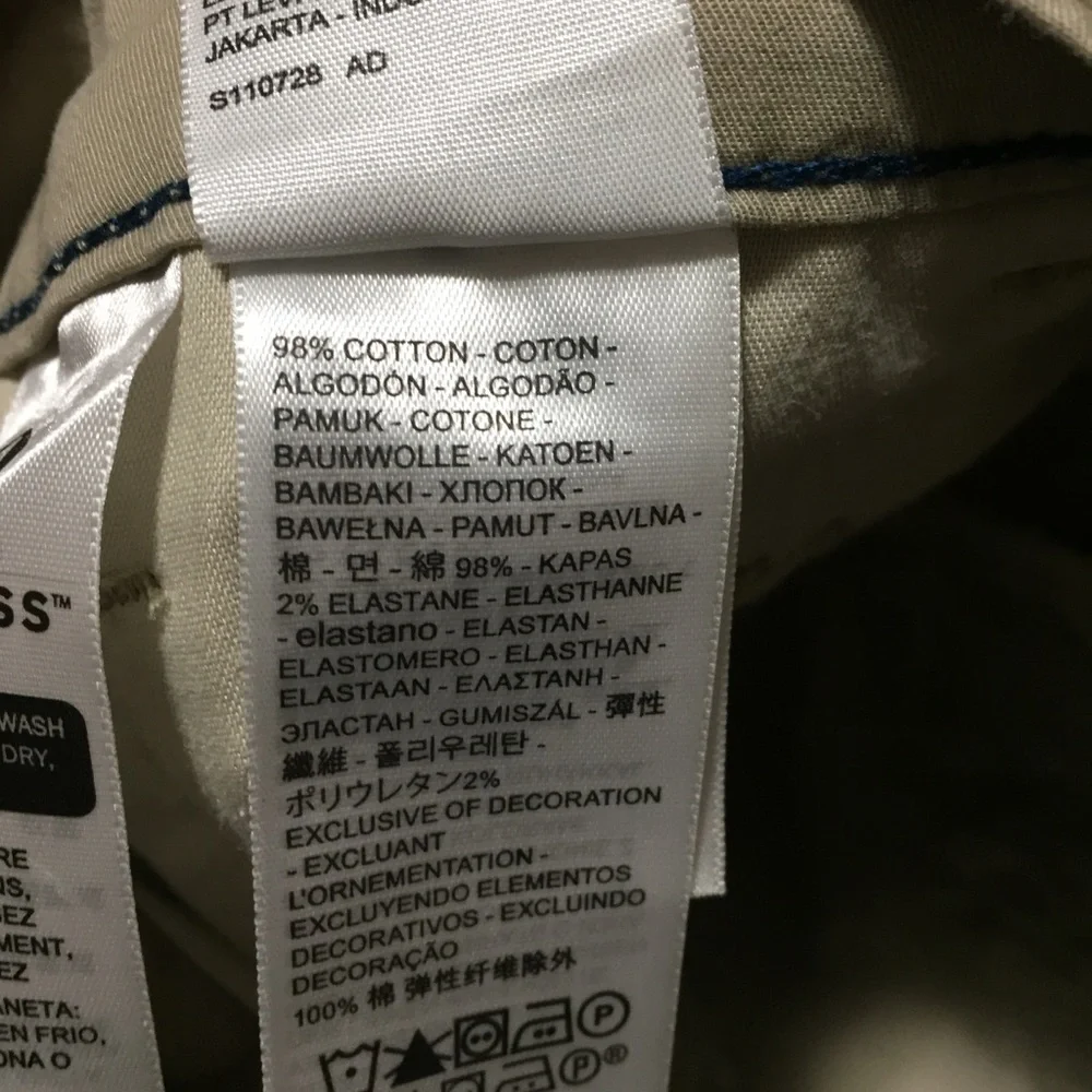Levi’s XX Chino Shorts Men’s 31 Beige Tan (Inseam 8.5) Stretch